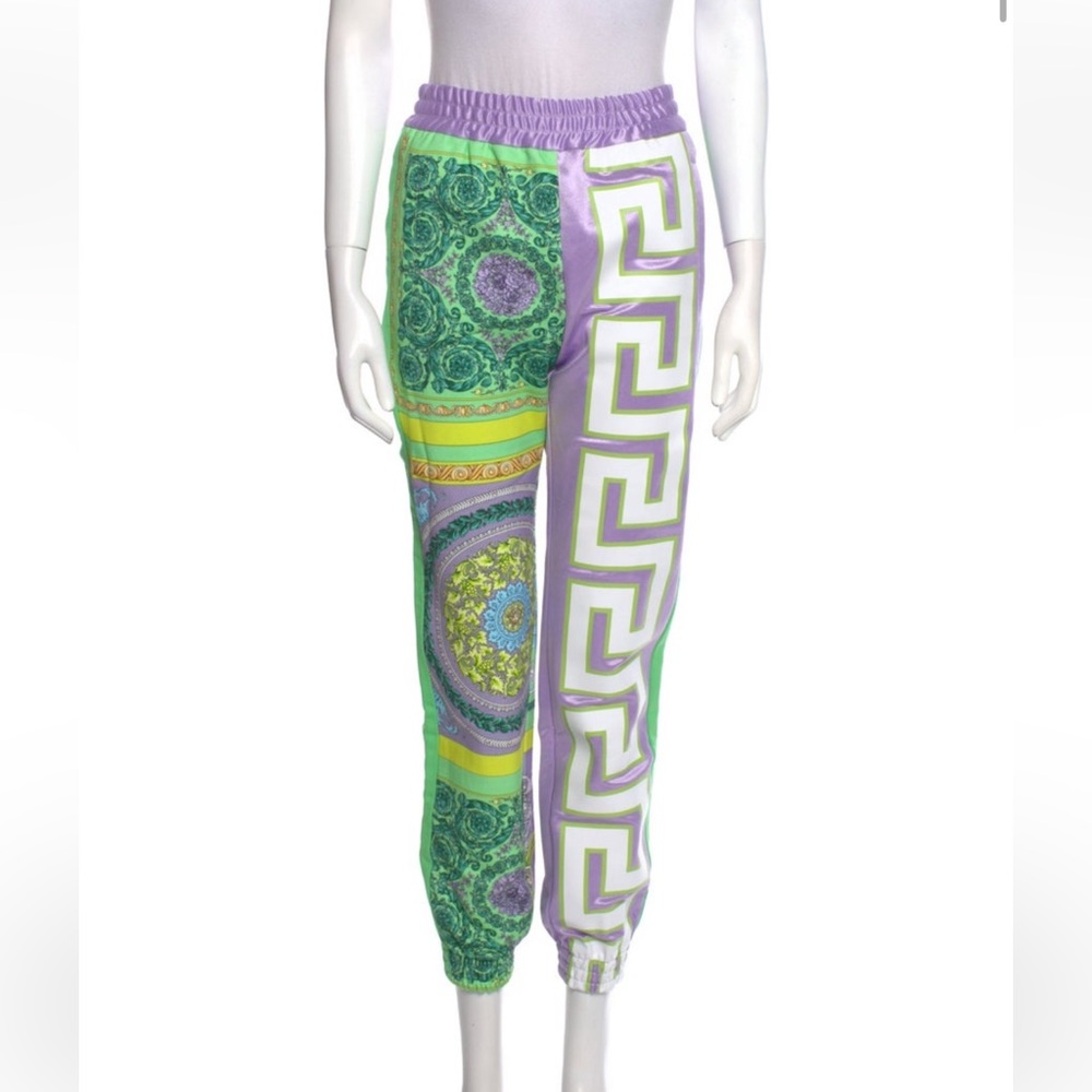 Versace Barocco mosaic print joggers NWT - Picture 4 of 9